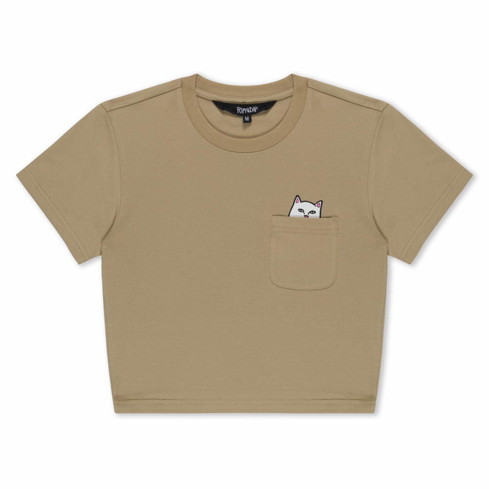 Ripndip New | Lord Nermal Cropped Pocket Tee (Tan)