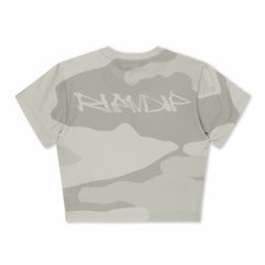 Ripndip For Sale | Devil Alien Cropped Baby Tee (Bone Graffiti Camo)