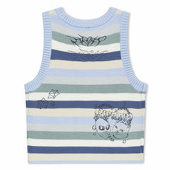 Ripndip Outlets | Westside Crochet Crop Tank (Powder Blue)