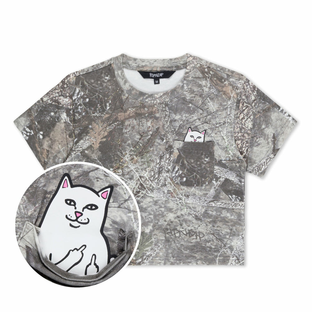Ripndip Sale | Lord Nermal Cropped Pocket Tee (Nerm Tree Camo)