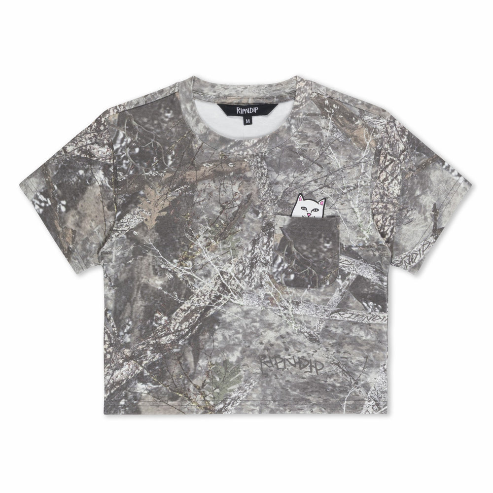 Ripndip Sale | Lord Nermal Cropped Pocket Tee (Nerm Tree Camo)