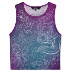 Ripndip New | Trace Mesh Cropped Tank (Multi)