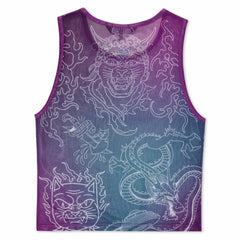 Ripndip New | Trace Mesh Cropped Tank (Multi)