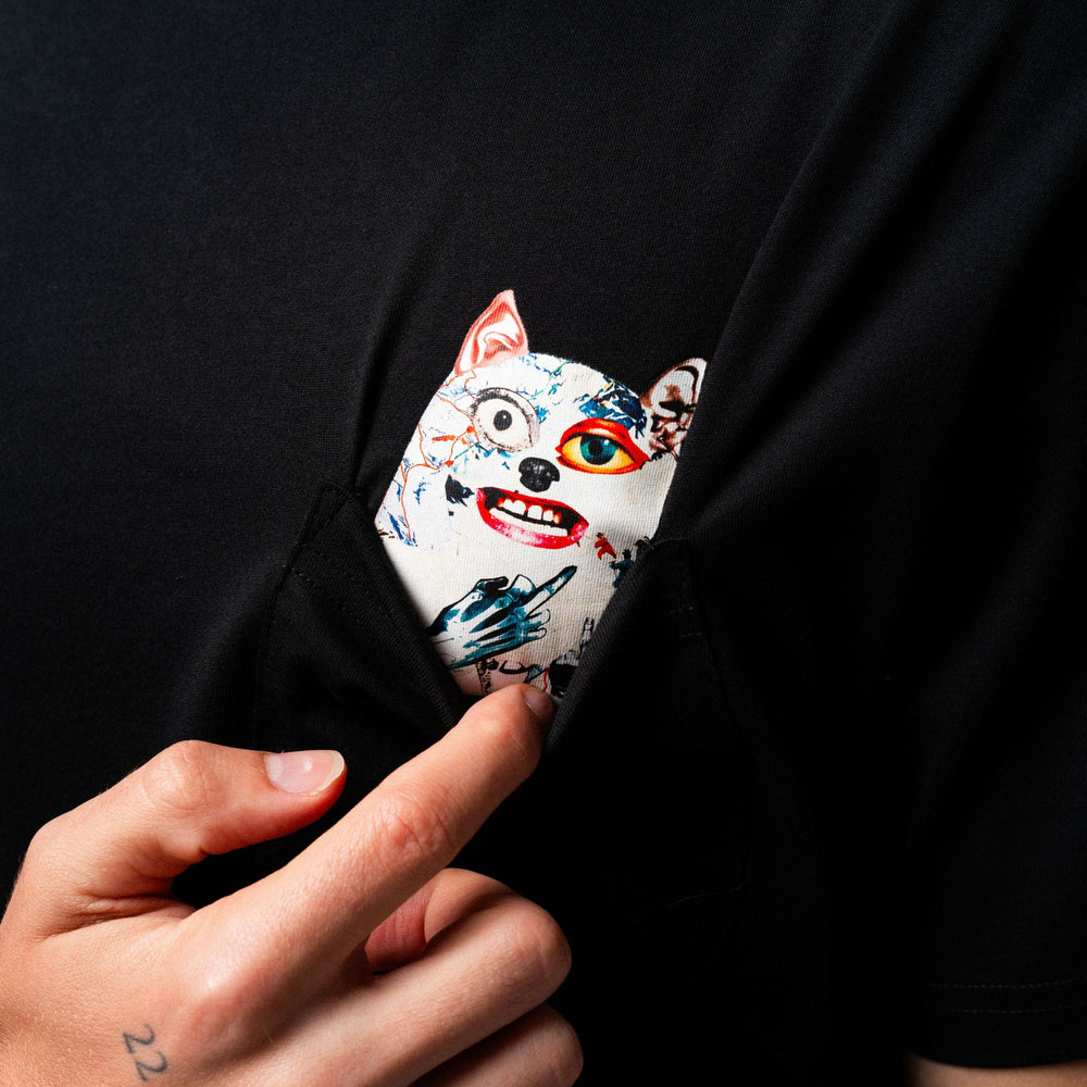 Ripndip For Sale | Lord Nermal Collage Pocket Tee (Black)