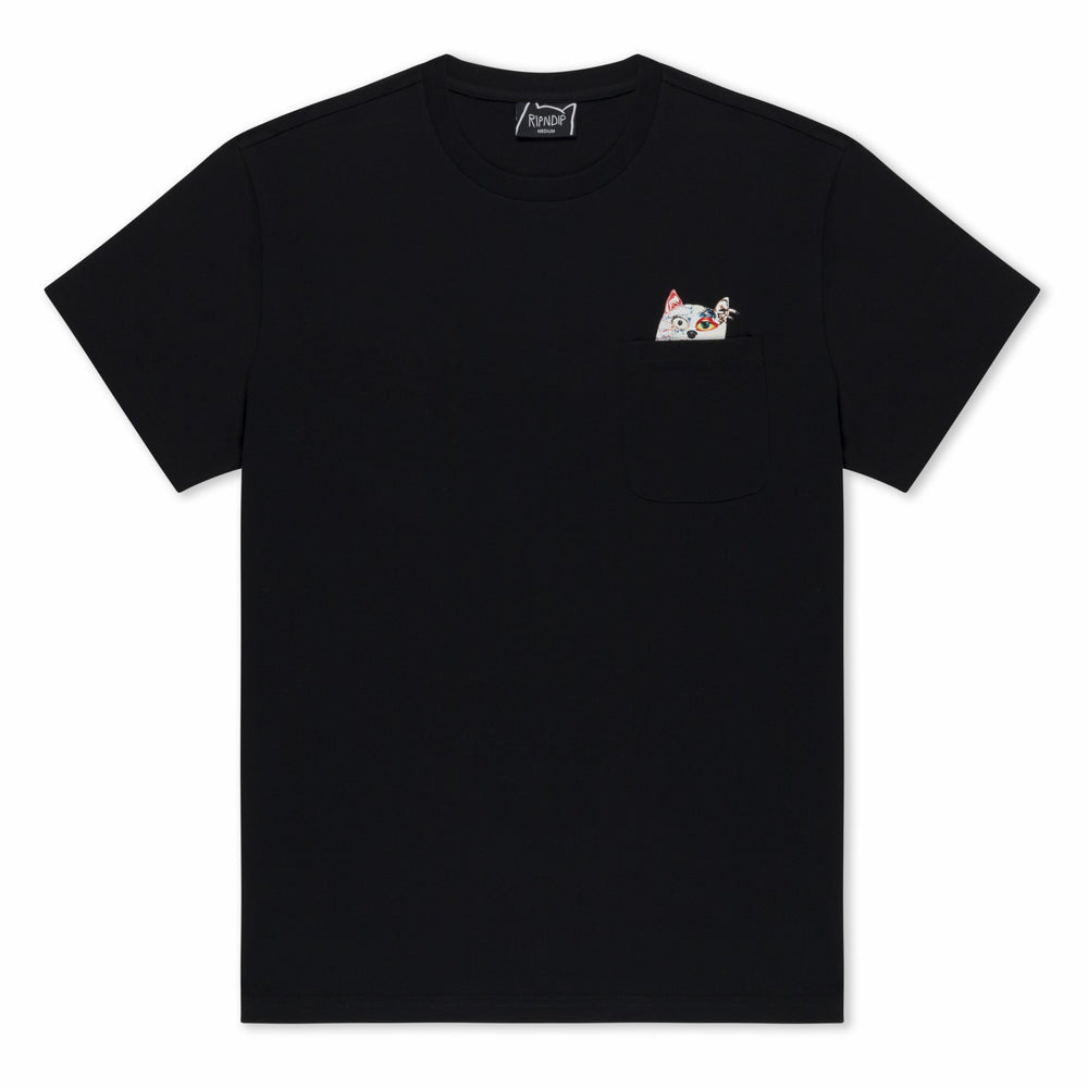 Ripndip For Sale | Lord Nermal Collage Pocket Tee (Black)