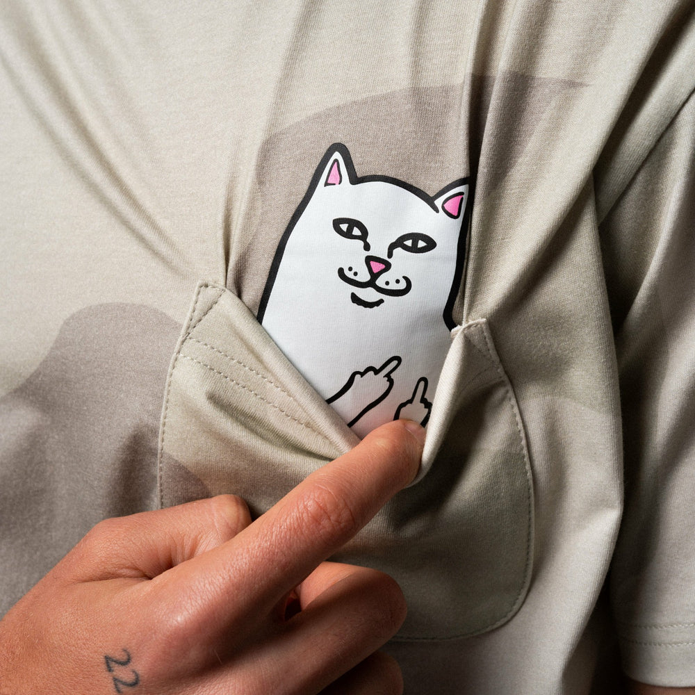 Ripndip Online | Lord Nermal Pocket Tee (Bone Graffiti Camo)