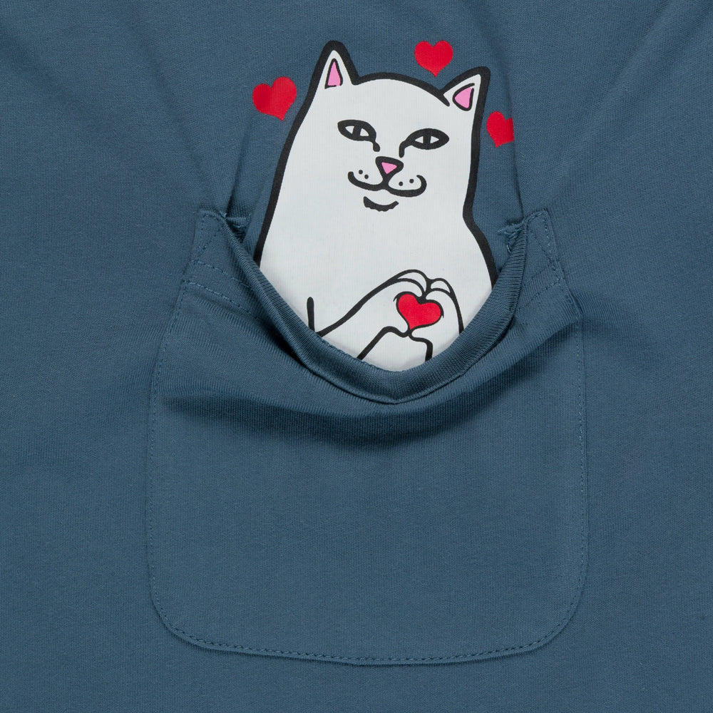Ripndip Outlets | Nermal Loves Pocket Tee (Slate)