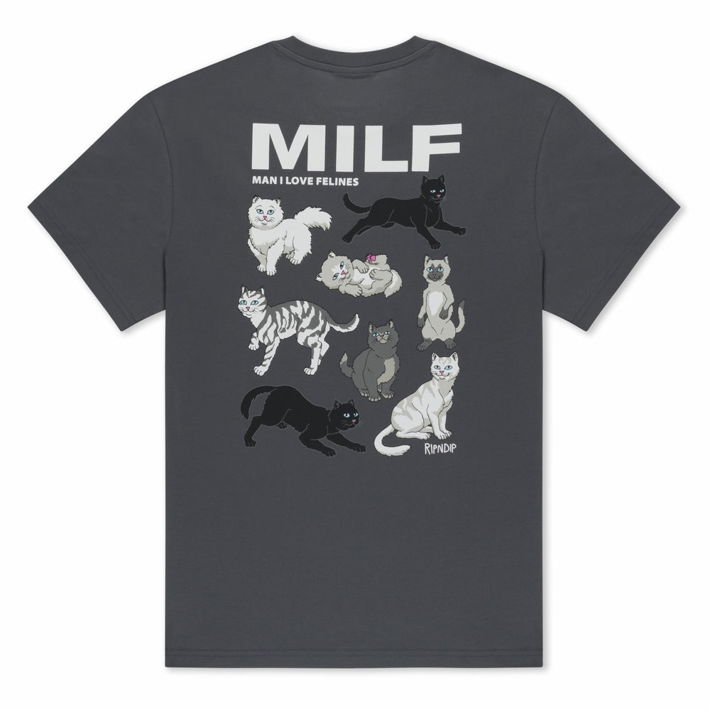 Ripndip Sale | Man I Love Felines Tee (Charcoal)