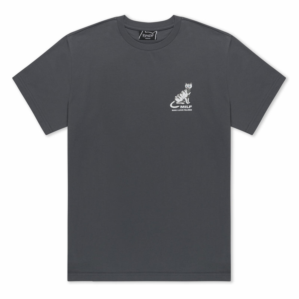Ripndip Sale | Man I Love Felines Tee (Charcoal)
