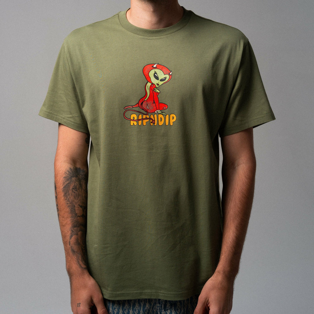 Ripndip For Sale | Devil Alien Tee (Dusty Forest)