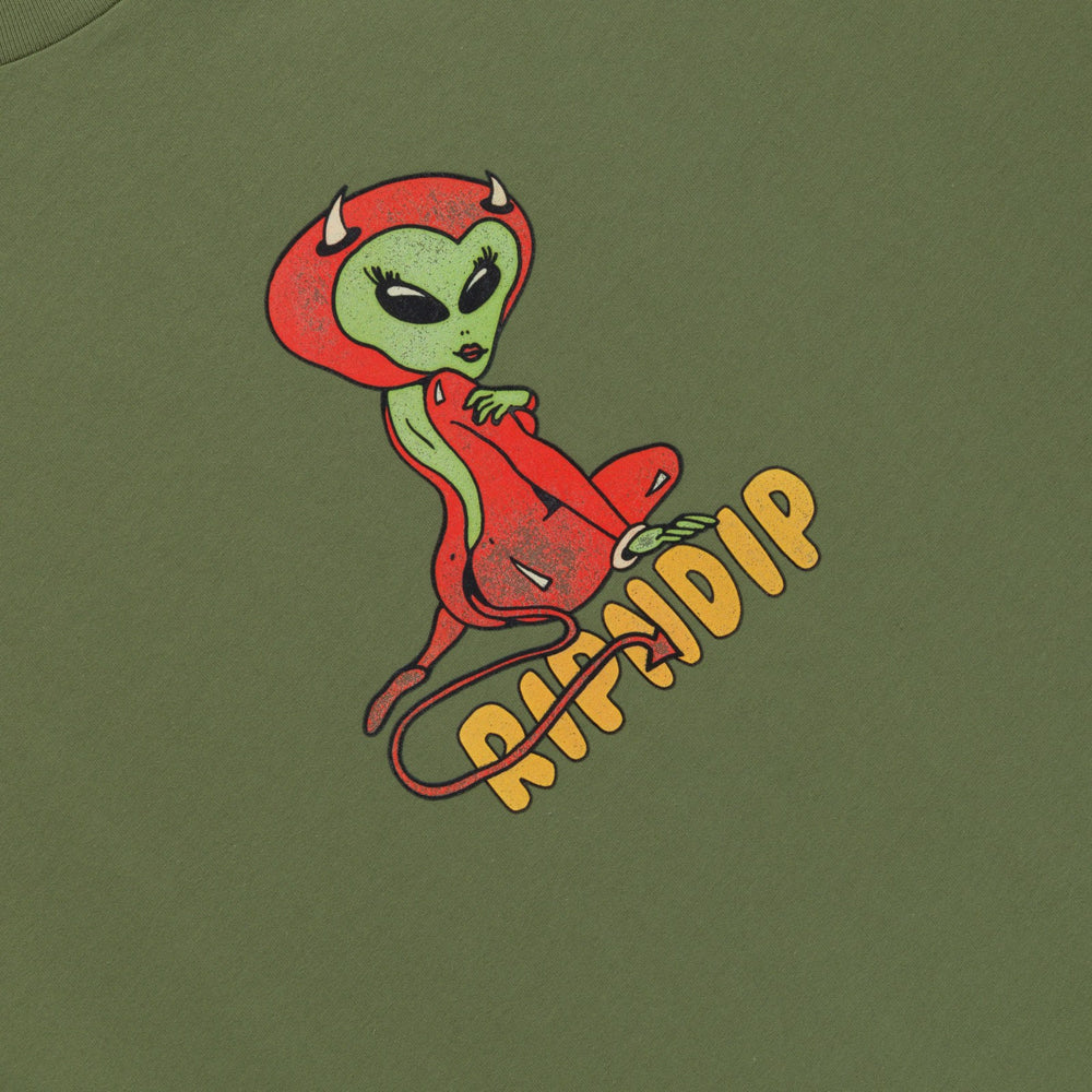 Ripndip For Sale | Devil Alien Tee (Dusty Forest)