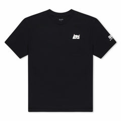 Ripndip Outlets | Ripndip x NRG Lord Nermal Pocket Tee (Black)