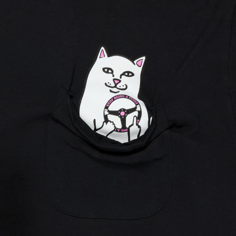 Ripndip Outlets | Ripndip x NRG Lord Nermal Pocket Tee (Black)