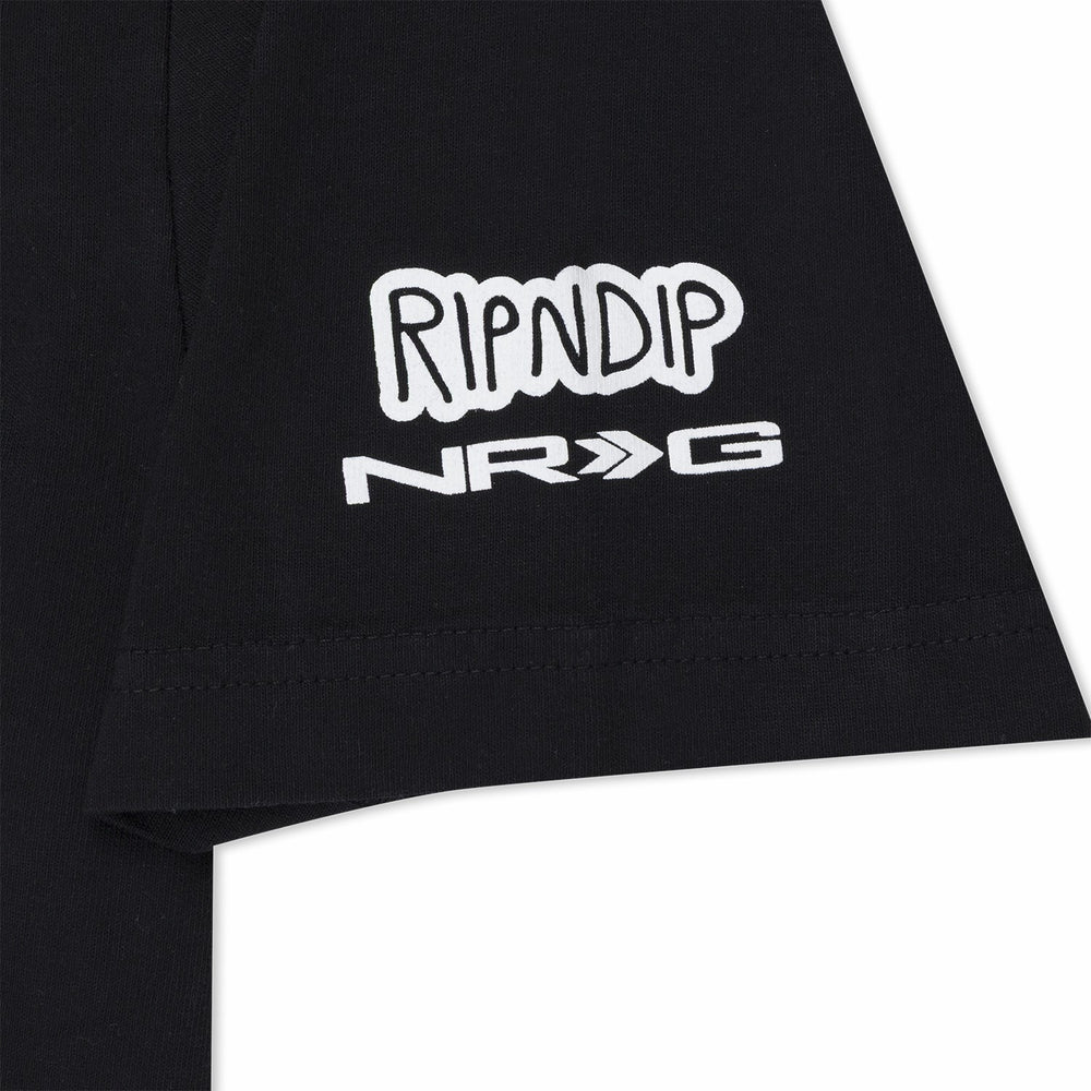 Ripndip Outlets | Ripndip x NRG Lord Nermal Pocket Tee (Black)