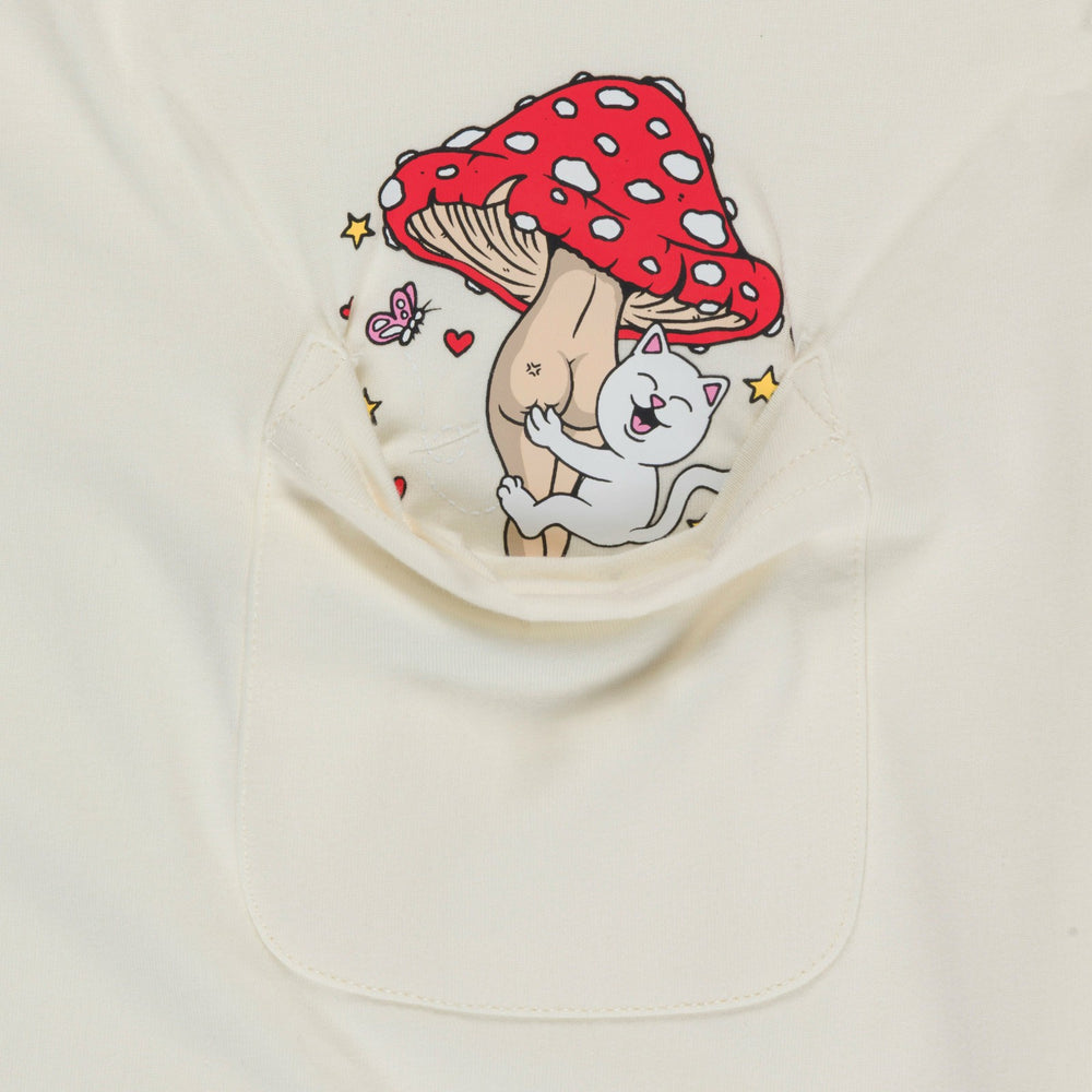 Ripndip New | Funny Fungus Pocket Tee (Bone)