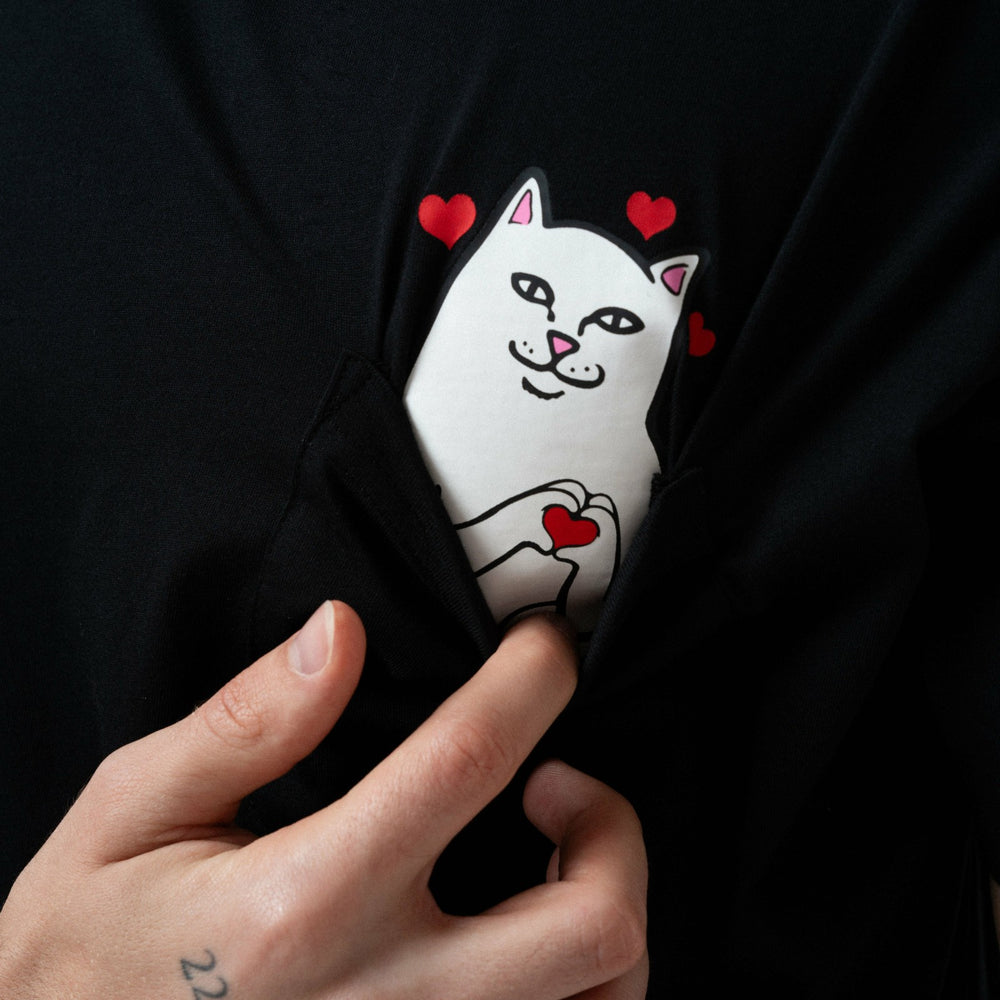 Ripndip Online | Nermal Loves Pocket Tee (Black)