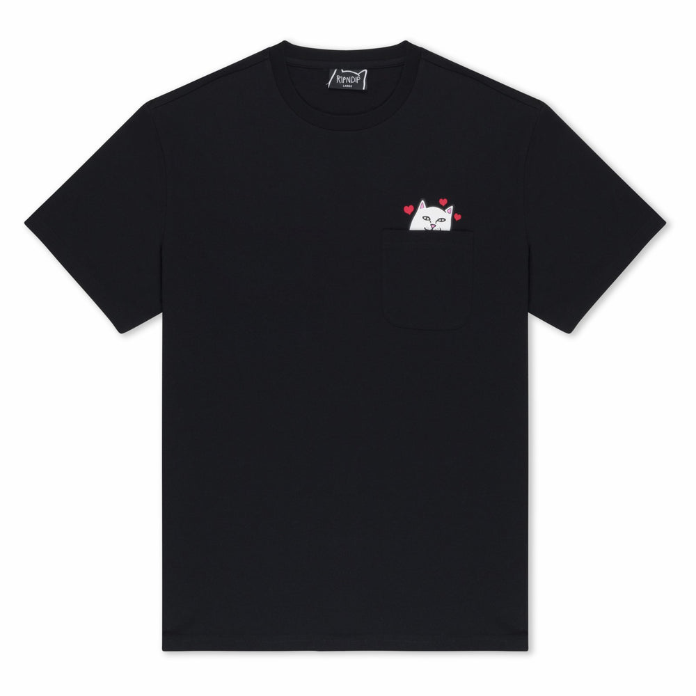 Ripndip Online | Nermal Loves Pocket Tee (Black)