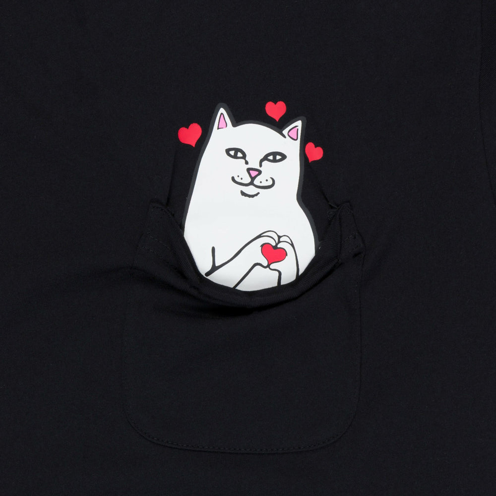 Ripndip Online | Nermal Loves Pocket Tee (Black)