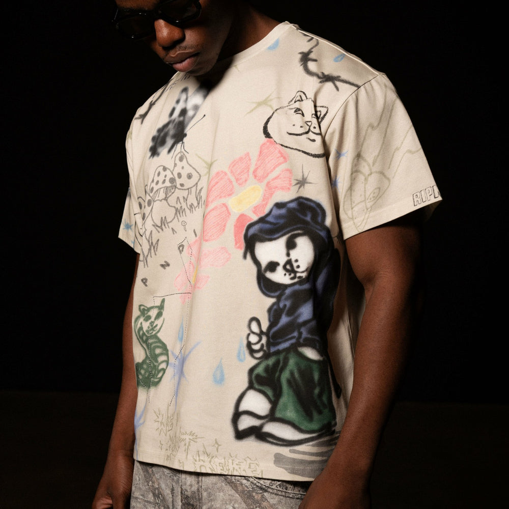 Ripndip For Sale | Goosebumps Tee (Bone)