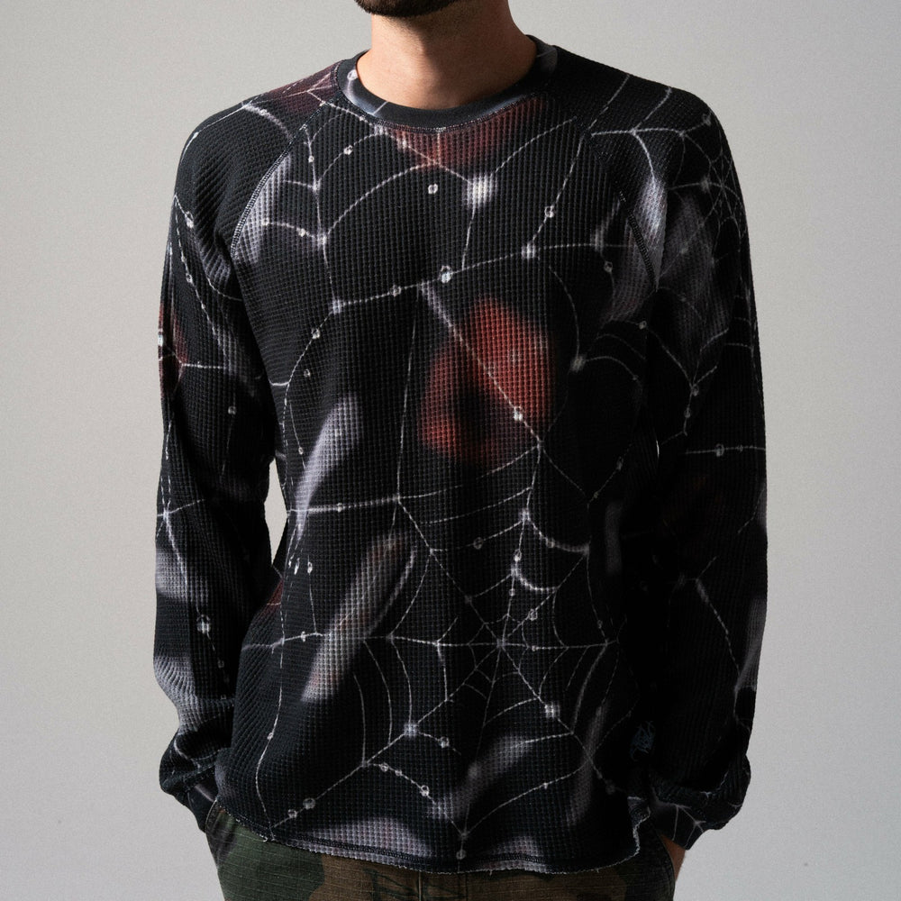 Ripndip Online | Redemption Waffle Knit Long Sleeve (Black)