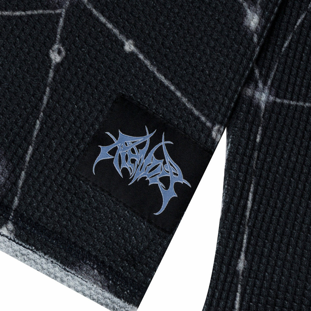 Ripndip Online | Redemption Waffle Knit Long Sleeve (Black)