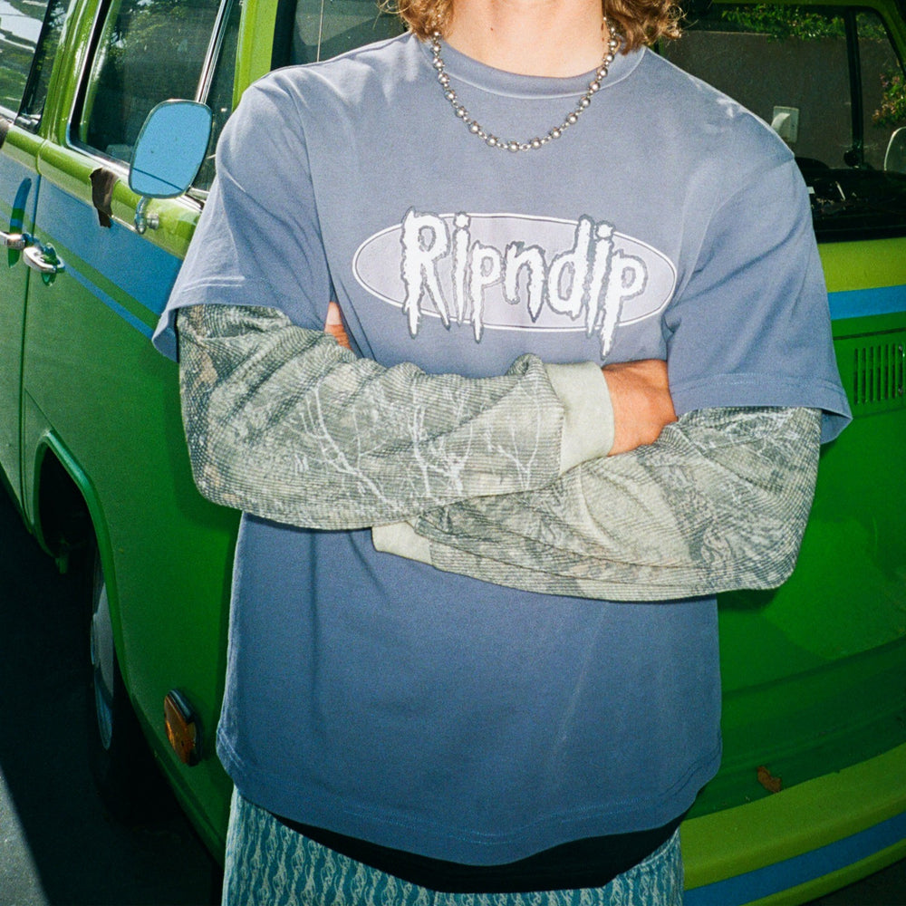 Ripndip Discount | Sic Double Long Sleeve (Slate / Camo)
