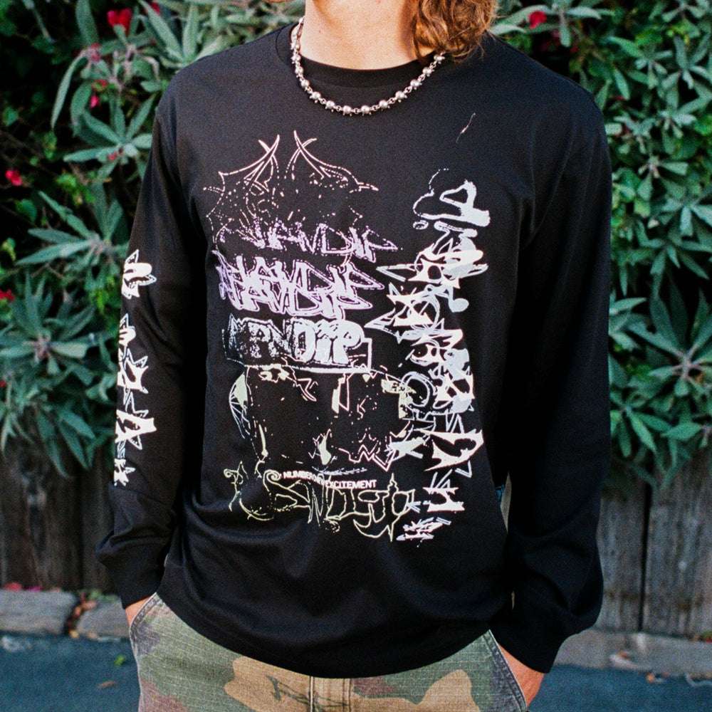 Ripndip Outlets | World Wide Madness Long Sleeve (Black)
