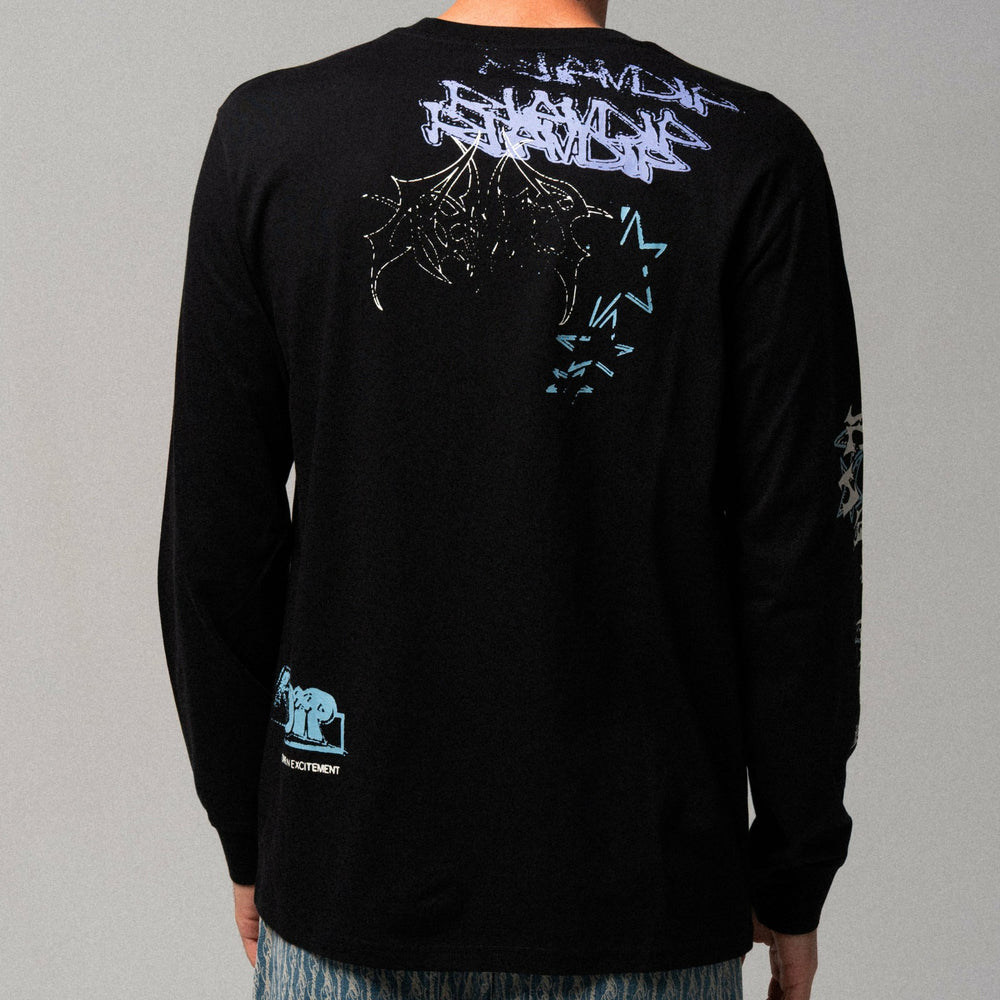Ripndip Outlets | World Wide Madness Long Sleeve (Black)