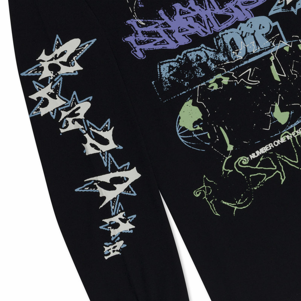 Ripndip Outlets | World Wide Madness Long Sleeve (Black)