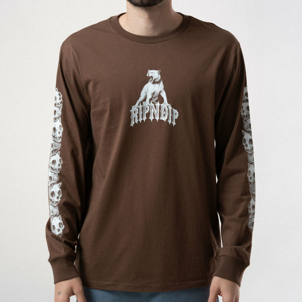 Ripndip For Sale | Wasteland Long Sleeve (Brown)