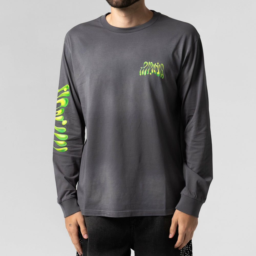 Ripndip Online | Lava Lamp LS (Charcoal Vintage Wash)