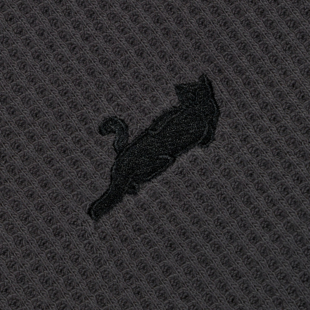 Ripndip Sale | Castanza Waffle Knit Long Sleeve (Charcoal)