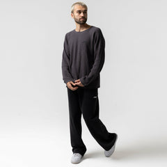 Ripndip Sale | Castanza Waffle Knit Long Sleeve (Charcoal)