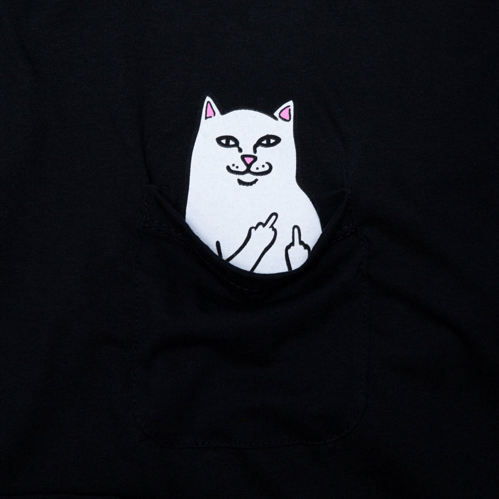 Ripndip New | Lord Nermal Pocket L/S (Black) - Ripndip