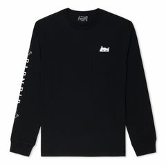 Ripndip New | Lord Nermal Pocket L/S (Black) - Ripndip