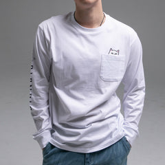 Ripndip For Sale | Lord Nermal L/S Pocket Tee (White)