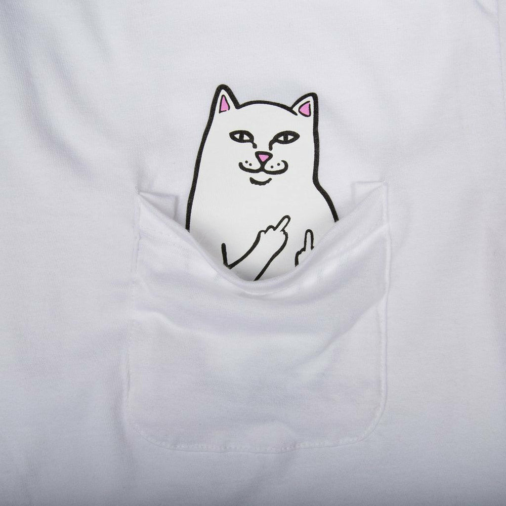 Ripndip For Sale | Lord Nermal L/S Pocket Tee (White)