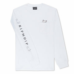 Ripndip For Sale | Lord Nermal L/S Pocket Tee (White)