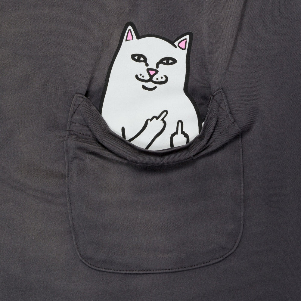 Ripndip Online | Lord Nermal Pocket Tee (Charcoal Vintage Wash)
