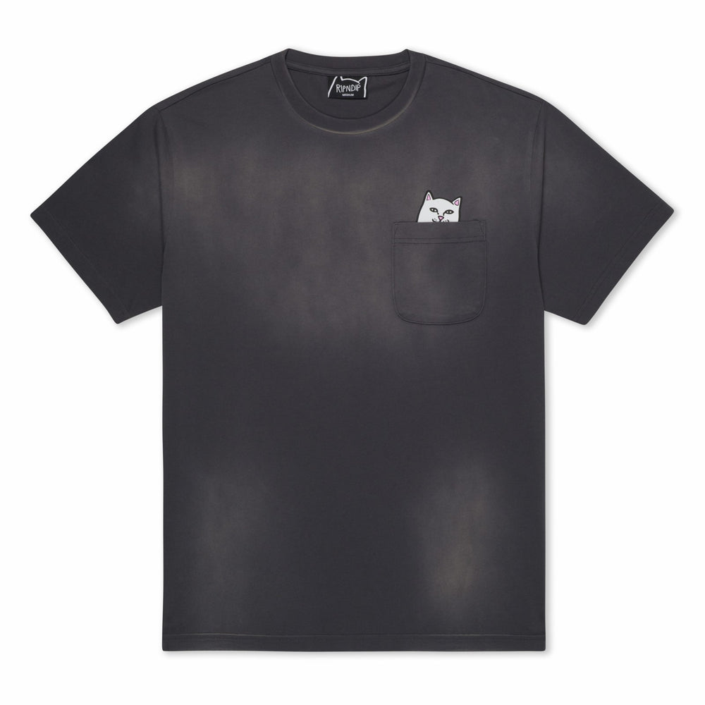 Ripndip Online | Lord Nermal Pocket Tee (Charcoal Vintage Wash)