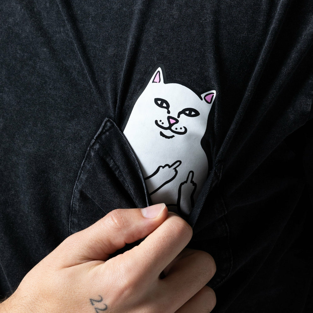 Ripndip Discount | Lord Nermal Pocket Tee (Black Vintage Wash)