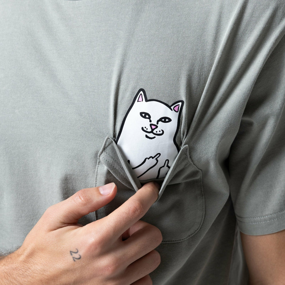 Ripndip Outlets | Lord Nermal Pocket Tee (Sage Vintage Wash)