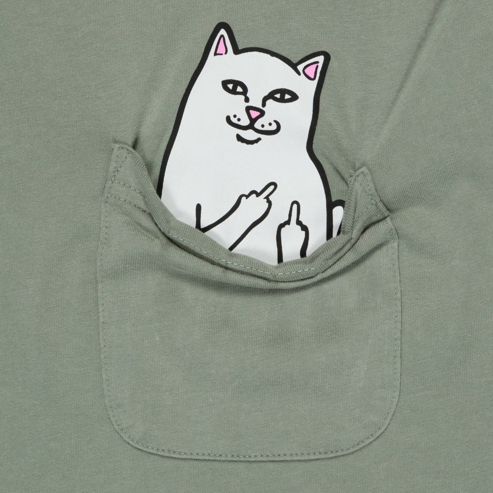 Ripndip Outlets | Lord Nermal Pocket Tee (Sage Vintage Wash)