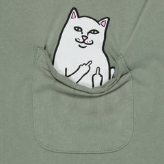 Ripndip Outlets | Lord Nermal Pocket Tee (Sage Vintage Wash)