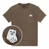 Ripndip Sale | Lord Nermal Pocket Tee (Brown Vintage Wash)