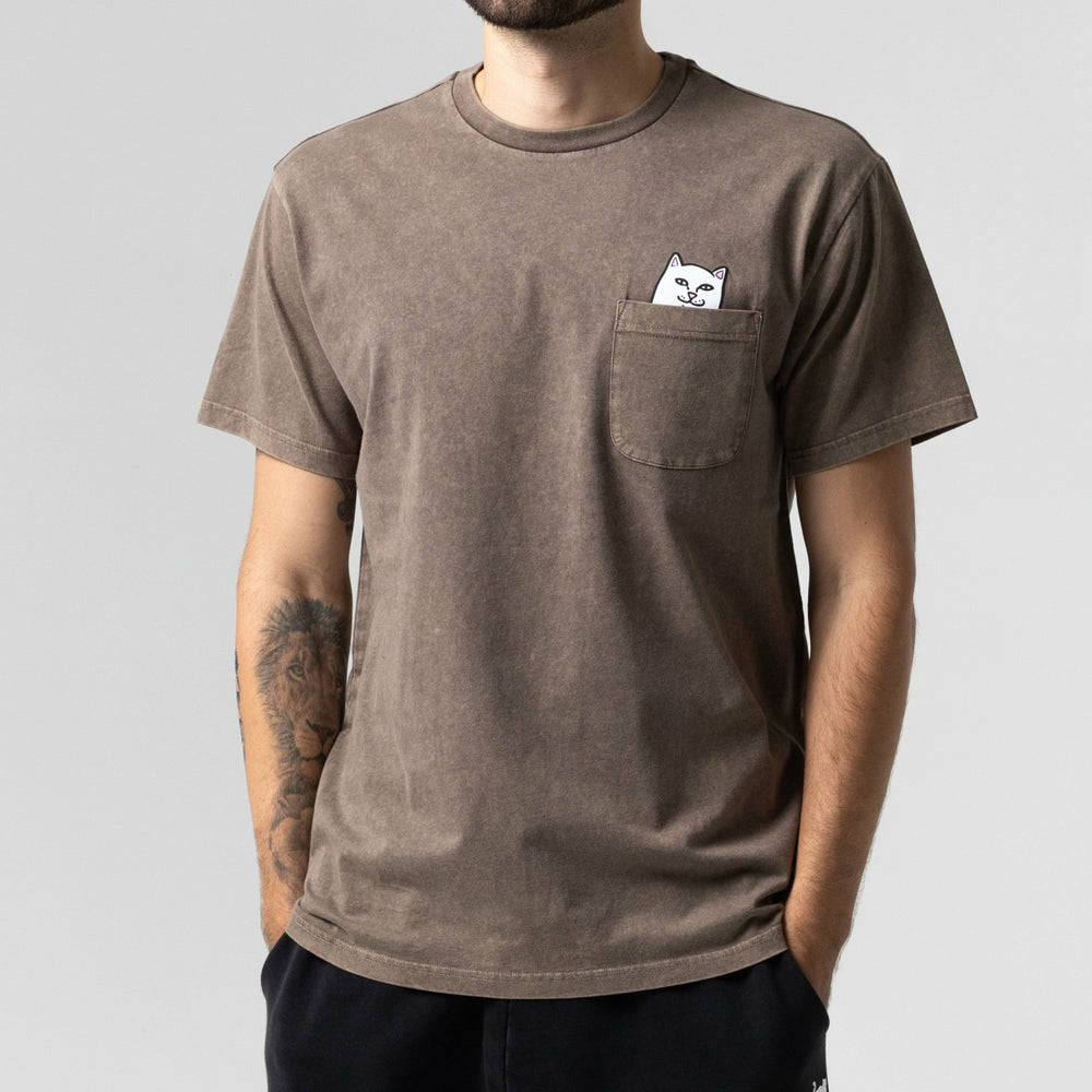 Ripndip Sale | Lord Nermal Pocket Tee (Brown Vintage Wash)