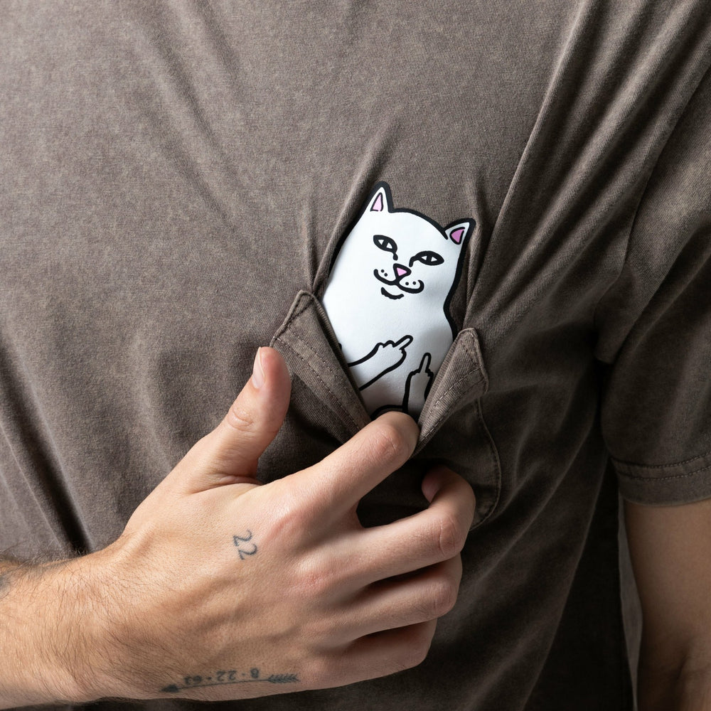 Ripndip Sale | Lord Nermal Pocket Tee (Brown Vintage Wash)