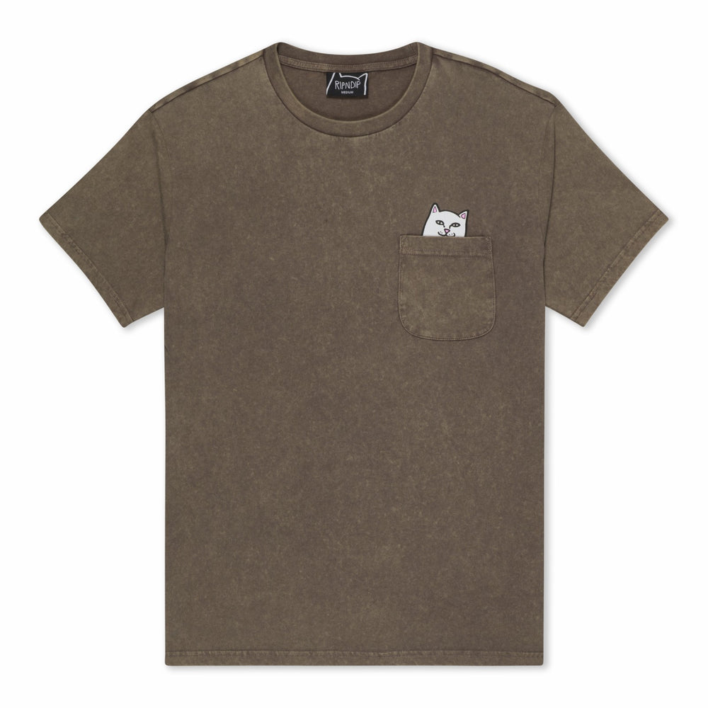 Ripndip Sale | Lord Nermal Pocket Tee (Brown Vintage Wash)