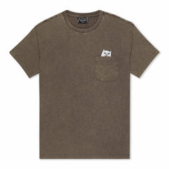 Ripndip Sale | Lord Nermal Pocket Tee (Brown Vintage Wash)