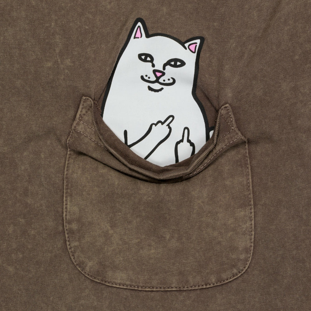 Ripndip Sale | Lord Nermal Pocket Tee (Brown Vintage Wash)